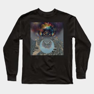 Chess fractal. Surreal space Long Sleeve T-Shirt